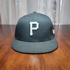 New Era 59FIFTY Pittsburgh Pirates Hat Black/White Fitted MLB Cap 7 1/8