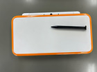 New Nintendo 2DS LL XL White Orange Handheld Console Stylus Charger Japaneseonly