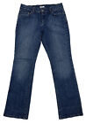 Liz & Co Stretch Women Size 8p (Measure 28x29) Dark Denim Jeans