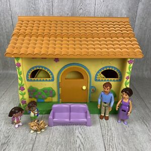 Mattel Dora The Explorer Talking House 2003 Playset Dollhouse Tested Works !