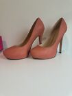 ShoeDazzle Pumps High heels Salmon Color Pink Sandia Size 10