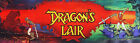 Dragon's Lair Arcade Marquee Header/Backlit Sign