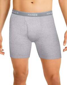 Hanes Men's Boxer Briefs 6-Pack Tagless Underwear Stretch Comfort Flex Assorted