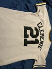 Majestic Cooperstown Roberto Clemente Pittsburgh Pirates Jersey Men’s Size: L