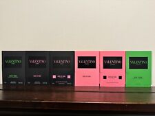 Six Valentino UOMO DONNA Born in Roma Perfume Samples 0.04 oz / 1.2 ml Each New