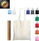 5 15 25 50 Pack 15'' X 16'' Natural Cotton Tote Bags, Lightweight Blank Bulk Clo