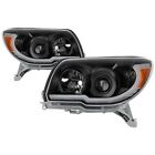For Toyota 4Runner 2006-2009 LED Light Bar Projector Headlights - Black 9046858 (For: 2008 4Runner)