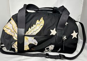 Authentic Coach Packable Duffle with Eagle Motif- Sleek!