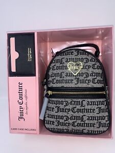 Juicy Couture Mini Backpack Set Incl Card Case $99 Tags