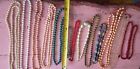 HUGE Lot of vintage bead beaded necklaces retro boho jewelry 3+ pounds estate