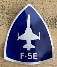 F-5E Sticker Blue Silver Glossy
