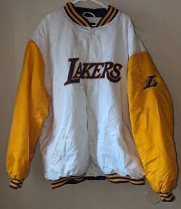 Vintage 2000 Reebok NBA Fusion Los Angeles Lakers Satin Jacket - Size 4XL XXXXL
