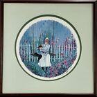 New ListingP Buckley Moss Summer Story Print Framed Double Matted Signed #464/1000 (1986)