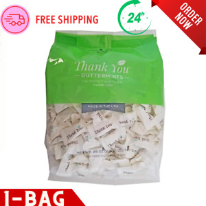 Hospitality Mints Thank You Buttermints Candies Flavorful 000501 26 oz Bag 1-pck