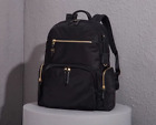 TUMI Voyageur Backpack Carson Black Nylon & Leather 43cm Height Ladies' Bag
