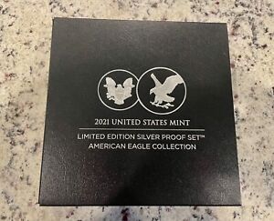 2021 W & S PROOF SILVER EAGLE LIMITED EDITION PROOF SET (21RCN) IN OGP