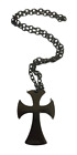 sexy METAL vampire CROSS dracula NECKLACE gothic GOTH costume CHAIN accessory