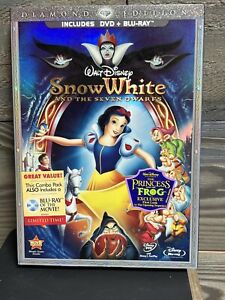 Snow White Seven Dwarfs BLURAY +DVD 2009 DIAMOND DISNEY 3 DISC NEW SEALED