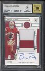 2022 Panini National Treasures Rookie Patch Auto /99 Brock Purdy 200 BGS 9 RPA