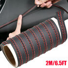 2M PU Leather Car Dashboard Decor Line Strip Sticker Moulding Trim Accessories (For: More than one vehicle)