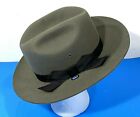 NEW STRATTON TROOPER STYLE FELT HAT F38 GRAPHITE GRAY 6 1/2 LONG OVAL