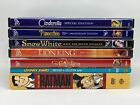 Children's 7 DVD Lot - Disney Cinderella, Lion King, Snow White, Batman, Looney