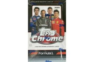 2020 Topps Chrome Formula 1 Racing Hobby Box ✅ BRAND NEW- SEALED ✅