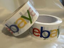 Lot Two (2) EBAY Logo Branded Shipping Tape 2”x 75 Yards Christmas Special Sale