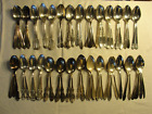 New Listing67 VINTAGE CRAFT GRADE & BETTER SILVER PLATE SERVING SPOONS LOT *146