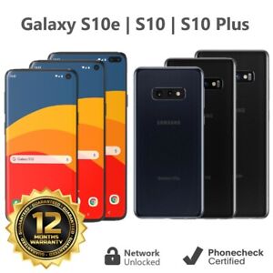 Samsung Galaxy S10 | S10 Plus | S10e - 128GB (Unlocked) Smartphone - All Colors