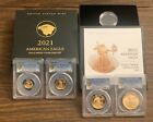 2021-W PCGS American Eagle Gold Proof Four Coin Type 2 Set - First Strike