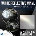Reflective WHITE sign Vinyl Adhesive safety Plotter cutter  12