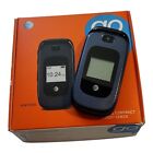 AT&T Z222 LG Go Phone With Manual Works Original Box Blue Flip