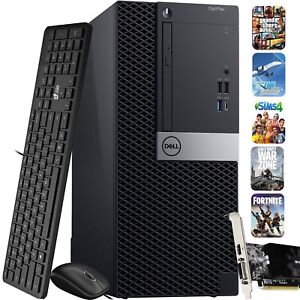Dell Gaming PC Tower Core i5-8500 16GB, 256GB SSD + 1TB, GTX 1050ti, Win 10 Pro