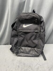 Nike Swoosh Backpack Large Compartment RN#56323 Fits Laptop School Gym Bag Black