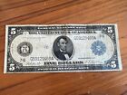 New ListingT2: U.S. 1914 5 Dollar Large Federal Reserve Note. Chicago. INK!