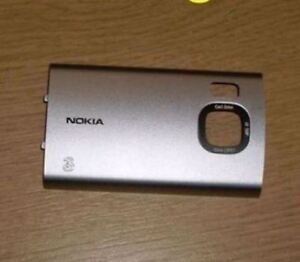 Genuine Original Nokia 6700 Slide 6700s Battery Cover Silver Back Cover Fascia