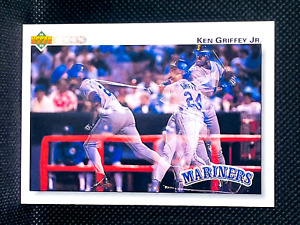 KEN GRIFFEY JR. - 1992 Upper Deck Baseball #424 - SEATTLE MARINERS