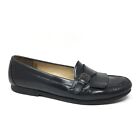 Cole Haan Monk Strap Loafers Dress Shoes Mens Size 12 Black Leather Slip On