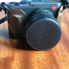 Designed For Leica QP Q2 Q TYP166 Genuine leather Lens Cap Lens Protection Cover