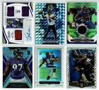 Baltimore Ravens 18 Card Lot - Auto Jersey Silver Prizm Topps Chrome Refractor