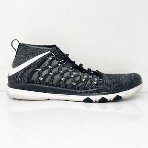 Nike Mens Train Ultrafast Flyknit 843694-002 Black Running Shoes Sneakers Sz 12
