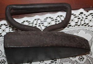 New ListingEarly Antique Heavy Hand Forged Primitive Sad Iron