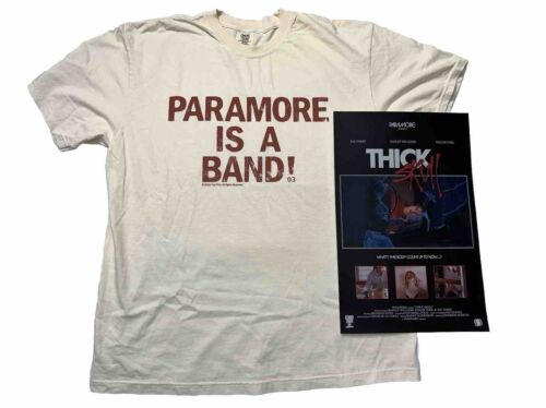 Paramore Is A Band! 2024 RSD Shirt Size XL + Thick Skull Poster