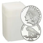 Roll of 20 - 1 Troy oz Indian Head .999 Fine Silver Round