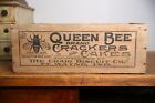 New ListingVintage Queen Bee Crackers Cakes Biscuit Wood Crate Box Fort Wayne Indiana