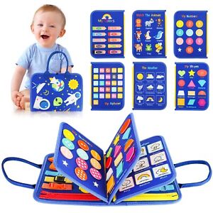 Toddler Busy Board Montessori Toys for 1 2 3 4 Year Old Girls/Boys Sensory Board