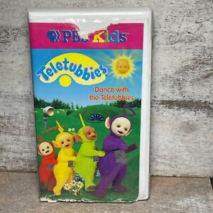 Vintage 1998 PBS Kids Teletubbies VHS Tape Dance With The Teletubbies Volume 2