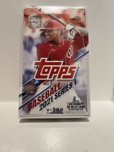 2021 Topps Series 1 Factory Sealed Baseball Card Hobby Box Autograph Relic MLB