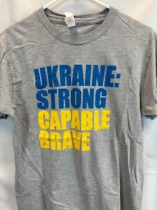 *Slightly Used* Ukraine: Strong Capable Brave T-Shirt